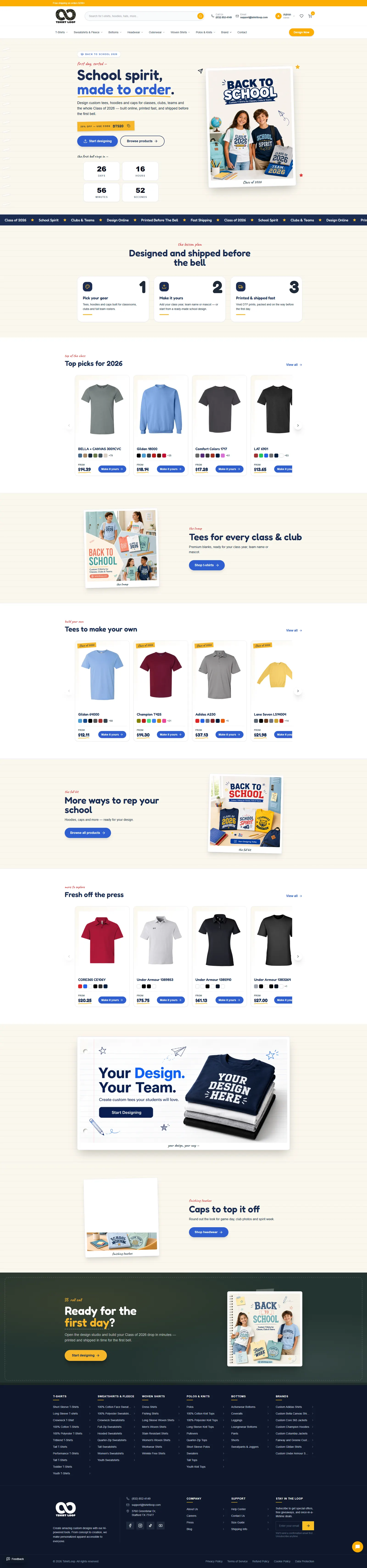 TshirtLoop — Özel Tekstil E-ticareti ve Online Tasarım Stüdyosu — ekran 2